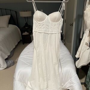 Elegant White Womens Maxi Dress